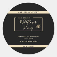 Mínimo de amêndoa de mel de ouro moderno