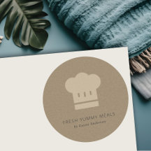 Mínimo Rustic Black Kraft Chef Catering