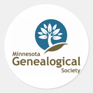 Adesivo Redondo Minnesota Genealogical Society