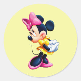 Adesivo Redondo Minni Sticker