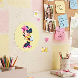 Adesivo Redondo Minnie