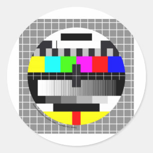 Adesivo Redondo Mira TV