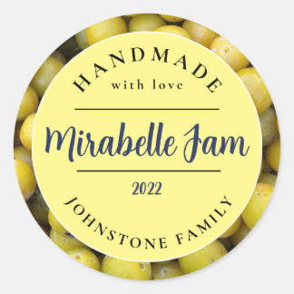 Adesivo Redondo Mirabelle Jam Sticker Personalizável