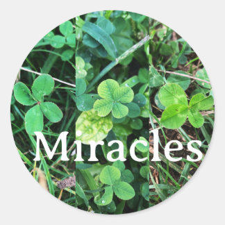 Adesivo Redondo Miracles sticker