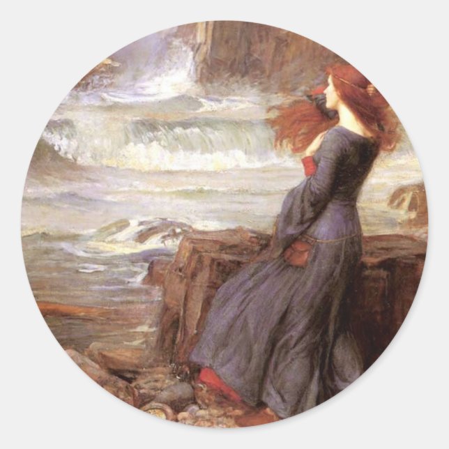 Adesivo Redondo Miranda - O Tempest (Frente)