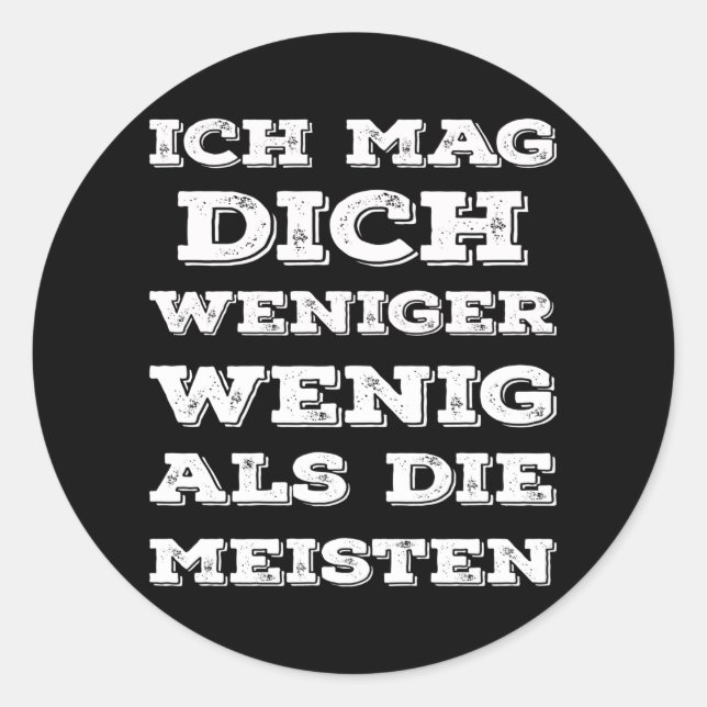 Adesivo Redondo Misanthrope Introverted I Like You (Frente)