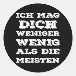 Adesivo Redondo Misanthrope Introverted I Like You