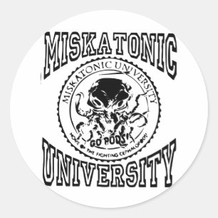 Adesivo Redondo miskatonic