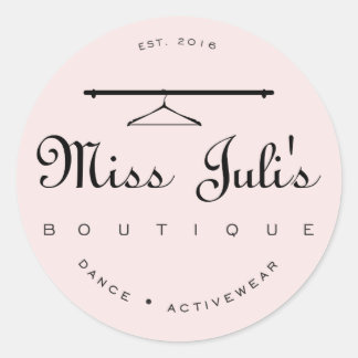 Adesivo Redondo Miss Juli Round Sticker, Glossy