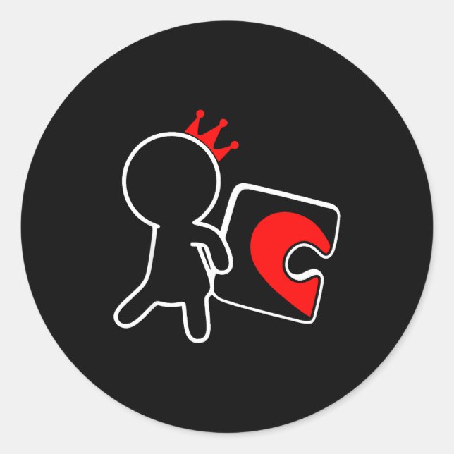 Adesivo Redondo Missing Ece Heart Puzzle Couple Matching Valentine (Frente)