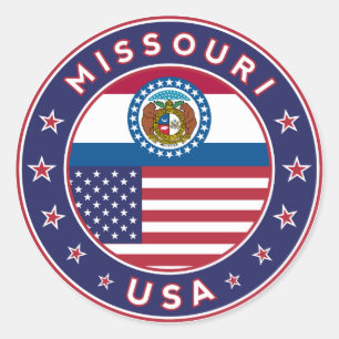 Adesivo Redondo Missouri, Missouri phone case, Missouri sticker,
