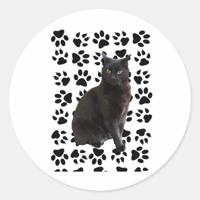 Adesivo Redondo Mister 4 Sticker (Frente)