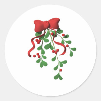 Adesivo Redondo Mistletoe