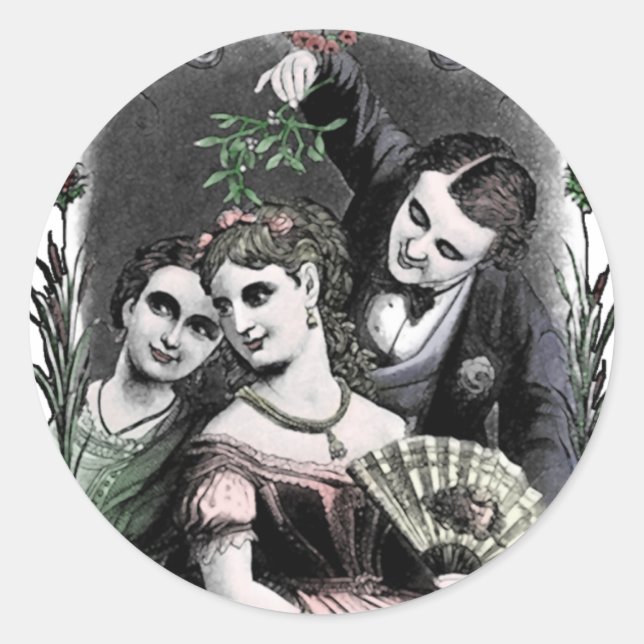 Adesivo Redondo Mistletoe - Sticker (Frente)