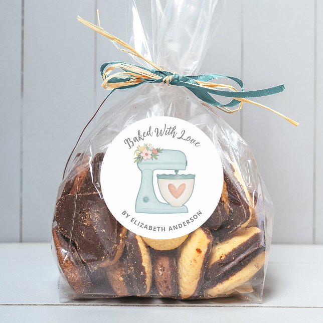 Adesivo Redondo Misturador De Bolo Cuto Com Stic Clássico De Redon (Criador carregado)