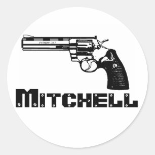 Adesivo Redondo Mitchell!