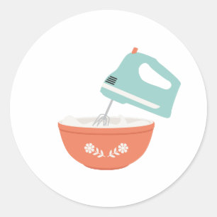 Adesivo Redondo Mixer e Bowl