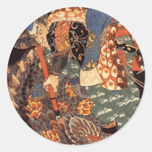 Adesivo Redondo Miyamoto Musashi