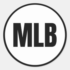 Adesivo Redondo MLB - Melbourne