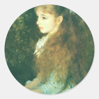 Adesivo Redondo Mlle_Irene_Cahen_Anvers