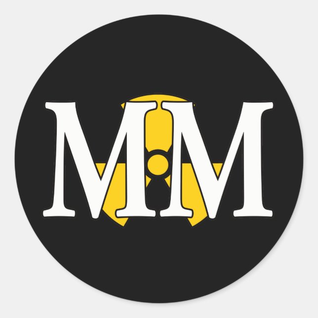 Adesivo Redondo MM - Porta do Machinista (Frente)