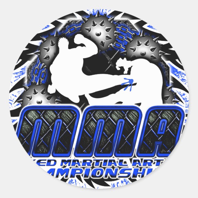 ADESIVO REDONDO MMA 22 (Frente)