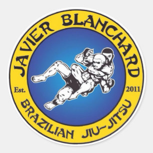 Adesivo Redondo mma jiu jitsu bjj
