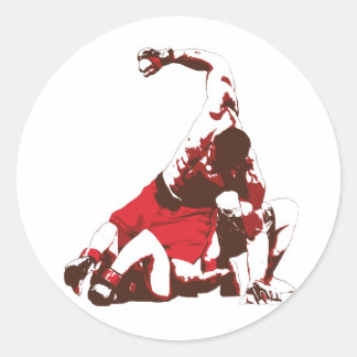 Adesivo Redondo MMA Terra e libra