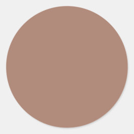Adesivo Redondo Mocha Mousse Cor Sólida
