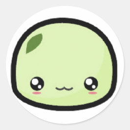 Adesivo Redondo Mochi Sticker