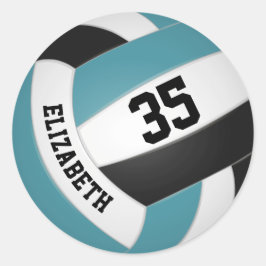 Adesivo Redondo mocinha negra branca, mocinha, mocinha, vôlei