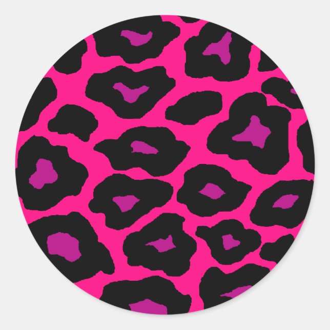 Adesivo Redondo Mod Leopardo (Frente)