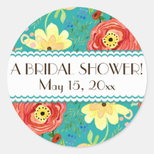 Adesivo Redondo Mod Modern Floral Ranunculus Folheto Rosa