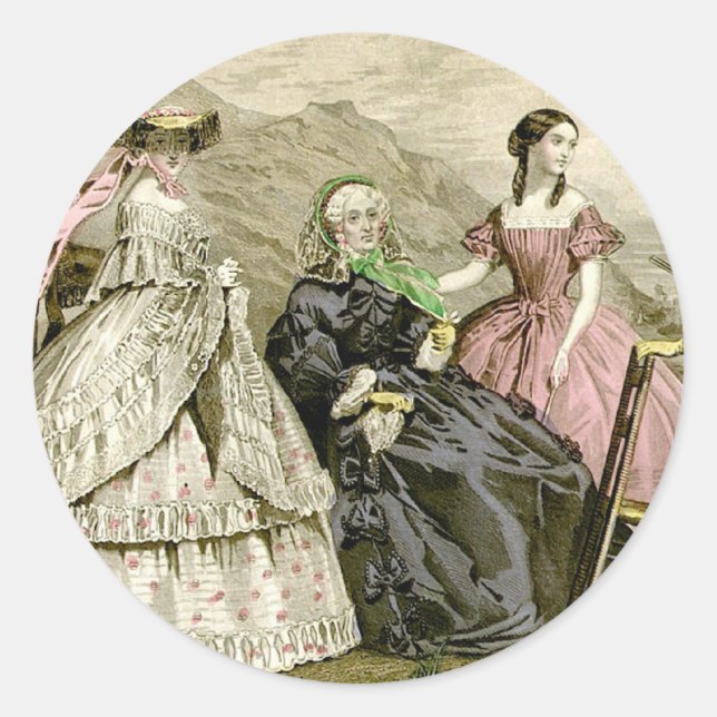 Adesivo Redondo Modas 1859 (Frente)