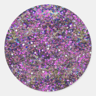 Adesivo Redondo Modelo brilhante Dourado, cor-de-rosa, brilhante, 