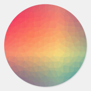 Adesivo Redondo Modelo Colorida Trendy Elegante Clas Moderno Elega