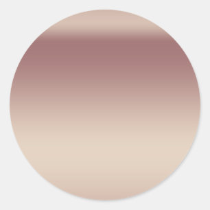 Adesivo Redondo Modelo cor-de-rosa do vazio do ouro da folha do