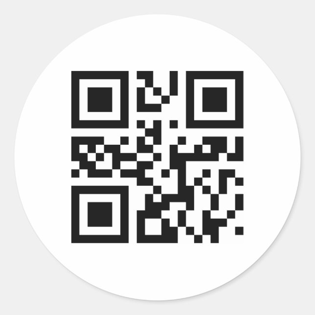 Adesivo Redondo Modelo de autocolante (Frente)