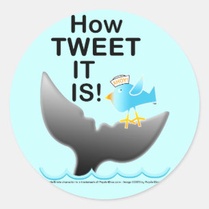 Adesivo Redondo Modelo de autocolante