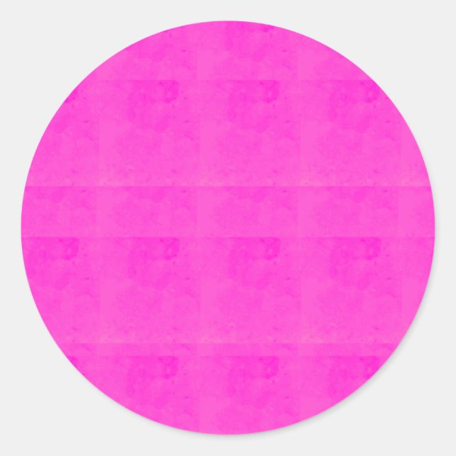 Adesivo Redondo Modelo de cor decorativa Adicionar VAZIO de imagem (Frente)