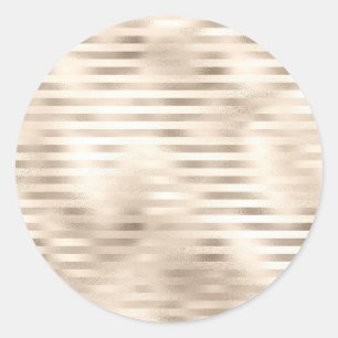 Adesivo Redondo Modelo de execução em bronze, textura falsa