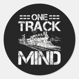 Adesivo Redondo Modelo de locomotiva do comboio Comboio ferroviári