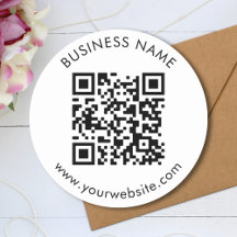 Modelo de Texto de Código QR Personalizado