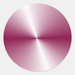Adesivo Redondo Modelo de Vazio de Cor Rosa Púrpura Elegante Pers