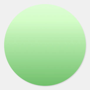 Adesivo Redondo Modelo de Vazio de cores verdes elegante