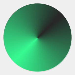 Adesivo Redondo Modelo de Vazio de  verde preto-elegante