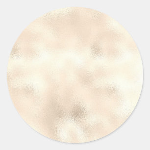Adesivo Redondo Modelo de Vazio Dourado Shimmer, textura falsa