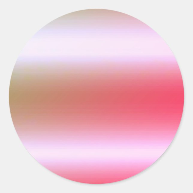 Adesivo Redondo Modelo Elegante rosa Dourado (Frente)