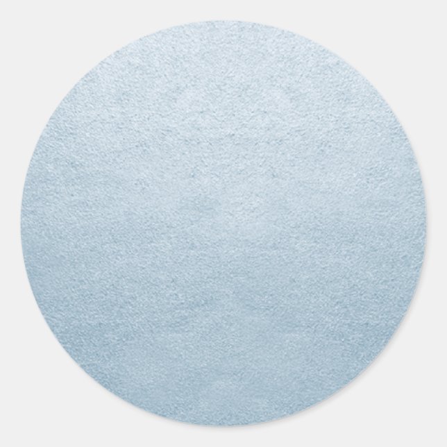 Adesivo Redondo Modelo em Branco Azul Falso Folheado Adicione Qual (Frente)