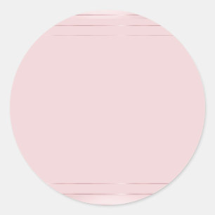 Adesivo Redondo Modelo em Branco Tendência Elegante Moderno Dourad